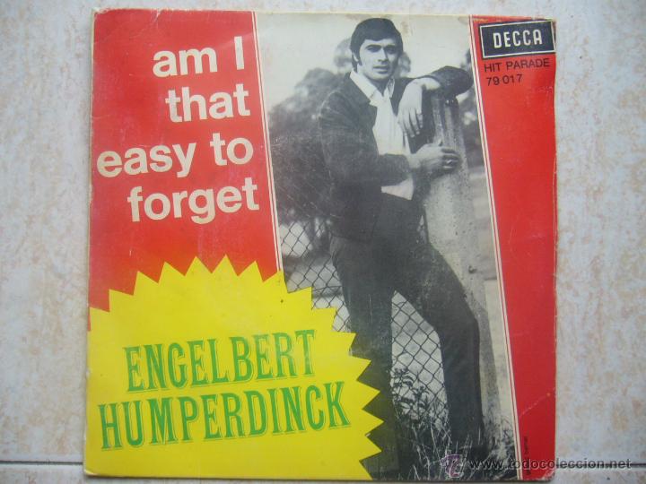 Discos de vinilo: ENGELBERT HUMPERDINCK - AM I THAT EASY TO FORGET - Foto 1