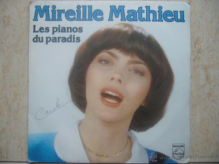 Discos de vinilo: MIREILLE MATHIEU - LES PIANOS DU PARADIS +1 - Foto 1