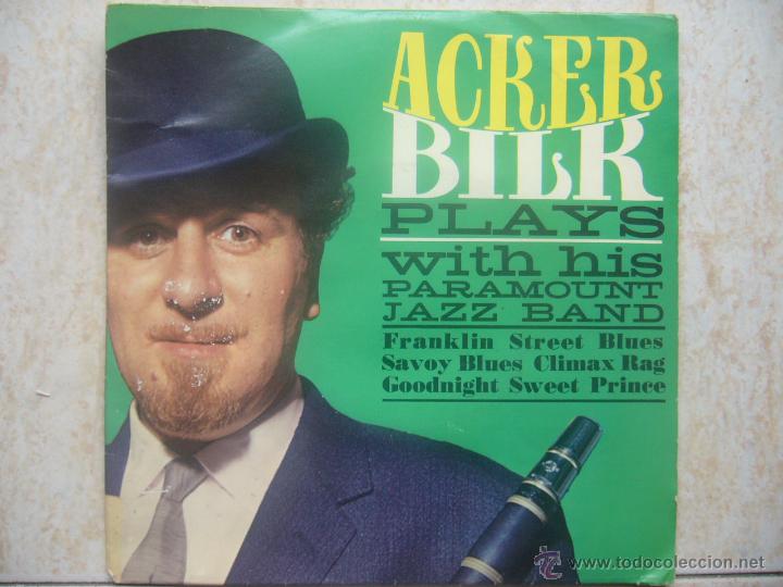 Discos de vinilo: ACKER BILK PLAYS WITH HIS PARAMOUNT JAZZ BAND - Foto 1