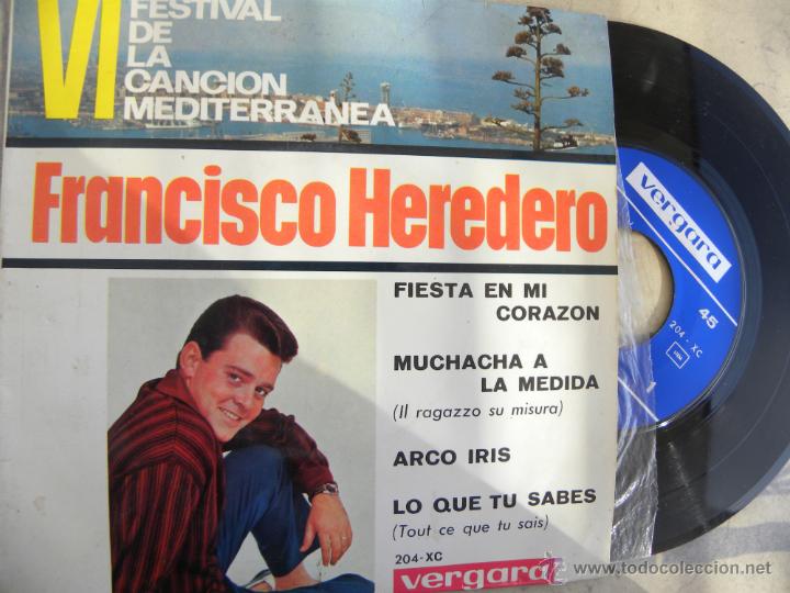 Discos de vinilo: FRANCISCO HEREDERO -EP 1964 -VERGARA - Foto 1