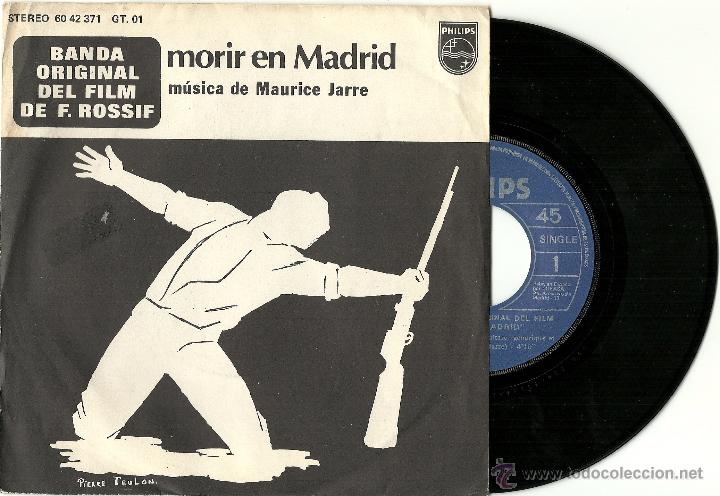 Discos de vinilo: MAURICE JARRE. Morir en Madrid               (vinilo single 1978 ) - Foto 1