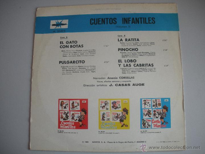Discos de vinilo: MAGNIFICO LP DE - CUENTOS INFANTILES - - Foto 2
