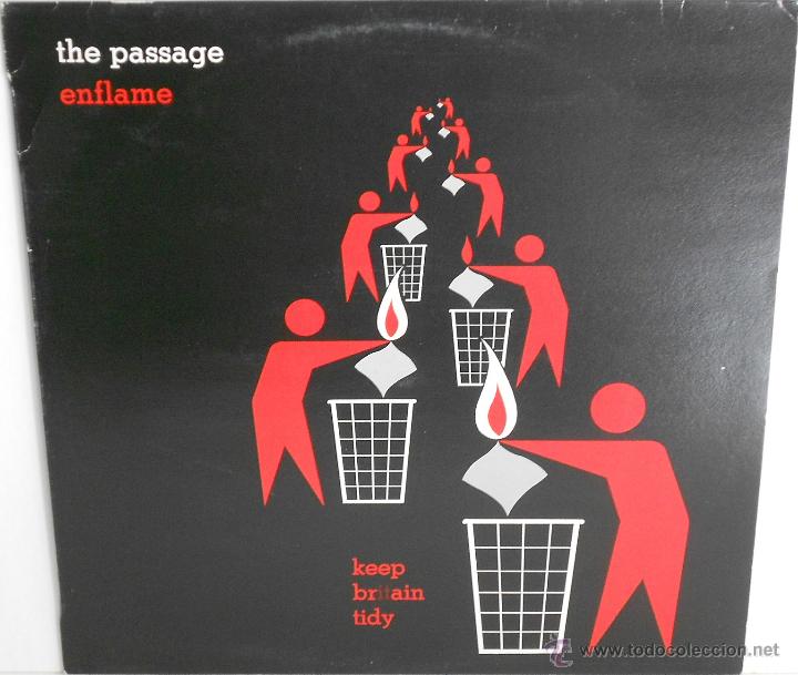 Discos de vinilo: THE PASSAGE - ENFLAME (ESPA&Ntilde;A-1983) - Foto 1