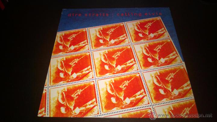 Discos de vinilo: DIRE STRAITS - CALLING ELVIS - Foto 1