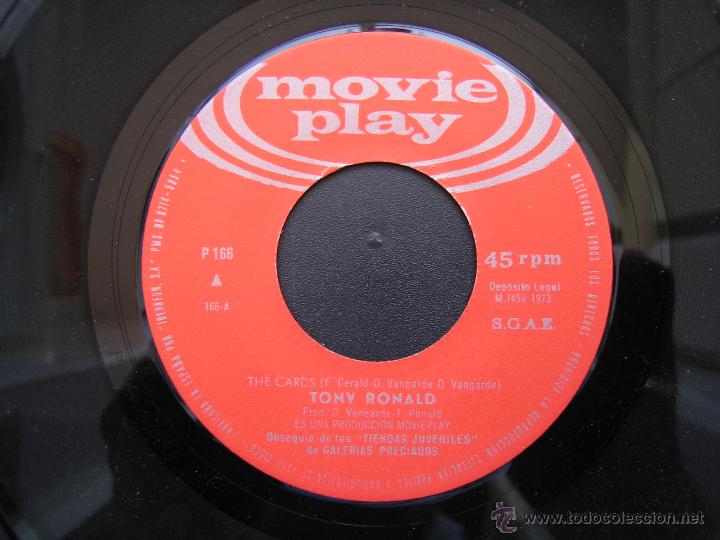 Discos de vinilo: Singles Tony Ronald 1973 - Foto 2