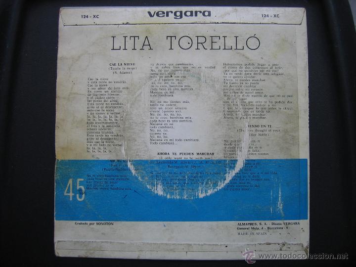 Discos de vinilo: Singles Lita Torello 1964 - Foto 4
