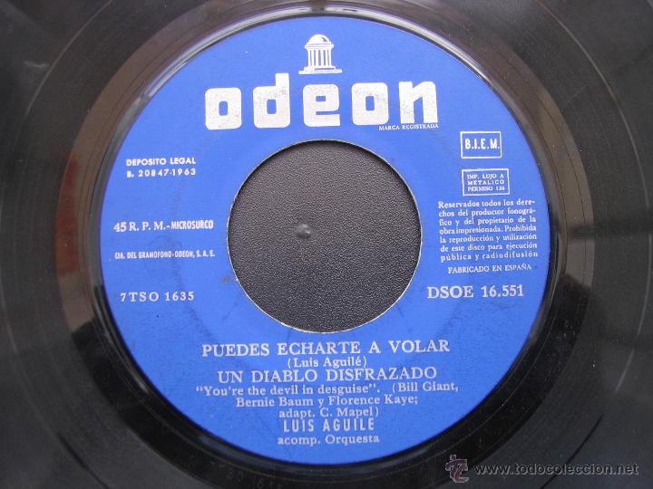 Discos de vinilo: Singles Luis Aguile 1963 - Foto 2