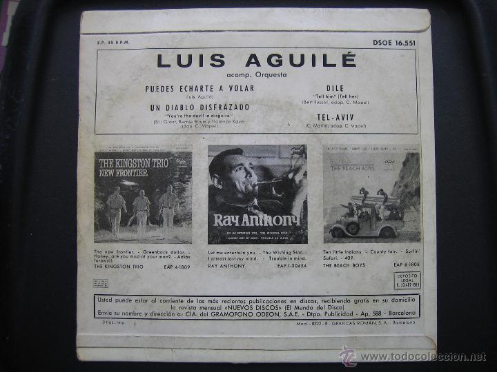 Discos de vinilo: Singles Luis Aguile 1963 - Foto 4