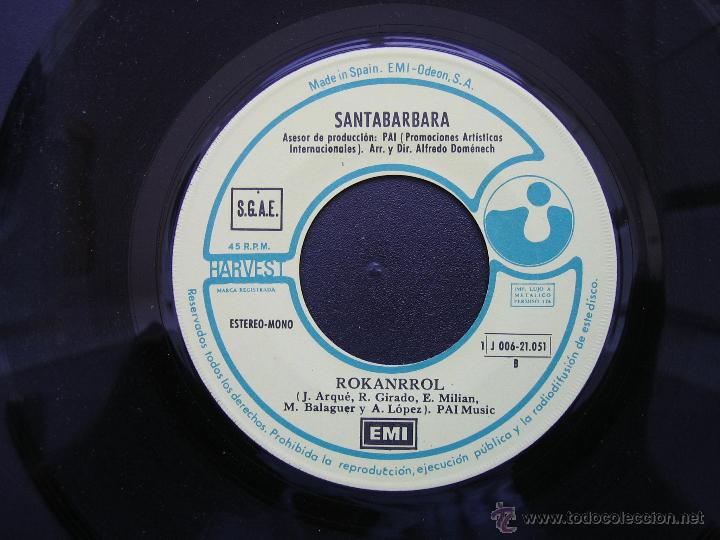 Discos de vinilo: Singles Santabarbara 1973 - Foto 2