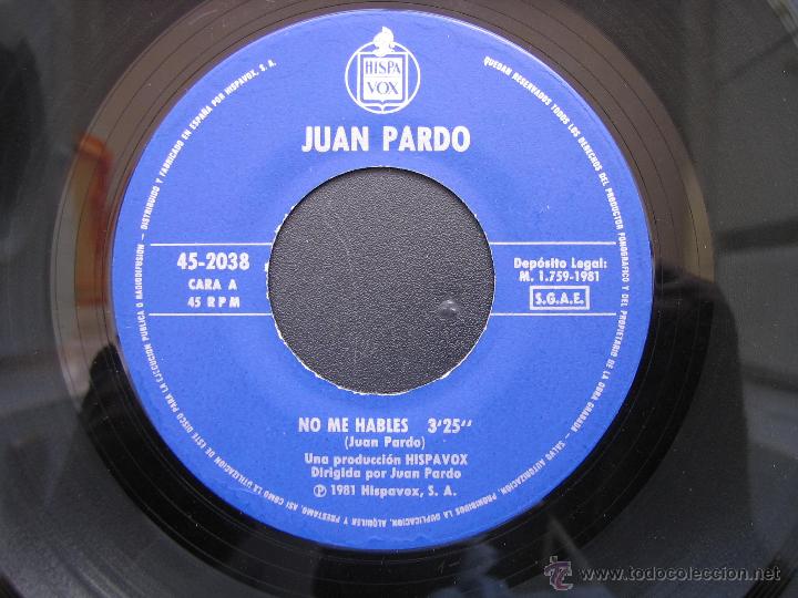 Discos de vinilo: Singles Juan Pardo 1981 - Foto 3