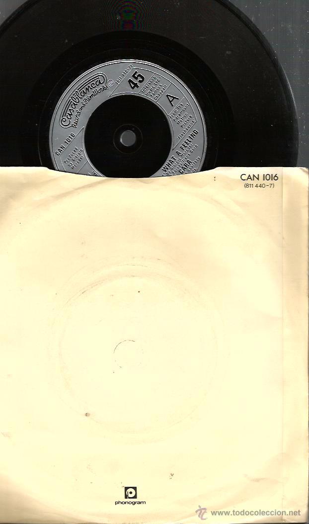 Discos de vinilo: SG IRENE CARA : FLASHDANCE ... WHAT A FEELING - Foto 2