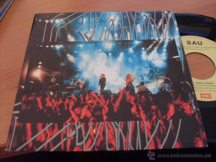 Discos de vinilo: SAU (MAGIC WHISKY +1 ) SINGLE ESPA&Ntilde;A 1992 (EPI29) - Foto 1