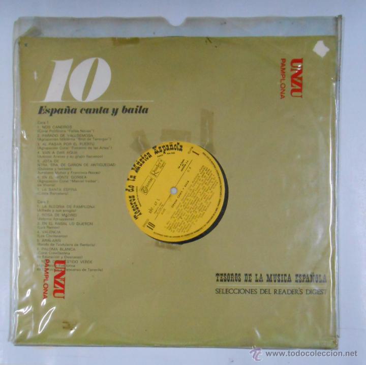 Dischi in vinile: 10 TESOROS DE LA MUSICA ESPA&Ntilde;OLA. ESPA&Ntilde;A CANTA Y BAILA. TDKDA7