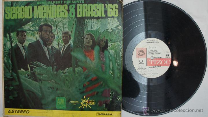 Discos de vinilo: SERGIO MENDES - BRASIL 66 - HECHO EN MEXICO 1966 - Foto 1