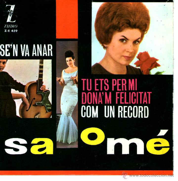 Discos de vinilo: SALOME - SEN VA ANAR - Foto 1
