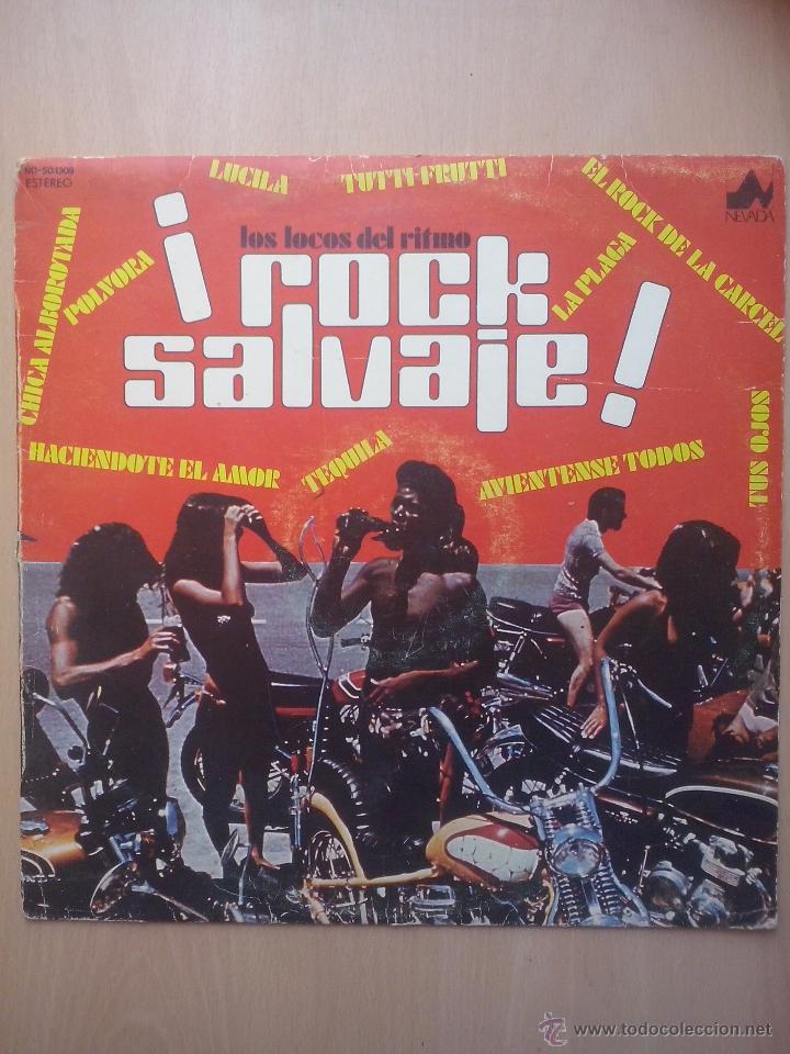 Discos de vinilo: locos del ritmo - &iexcl; rock salvaje ! - lp dial 1978 - Foto 1