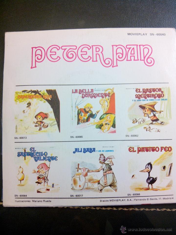 Discos de vinilo: DISCO VINILO PETER PAN MOVIEPLAY - Foto 2