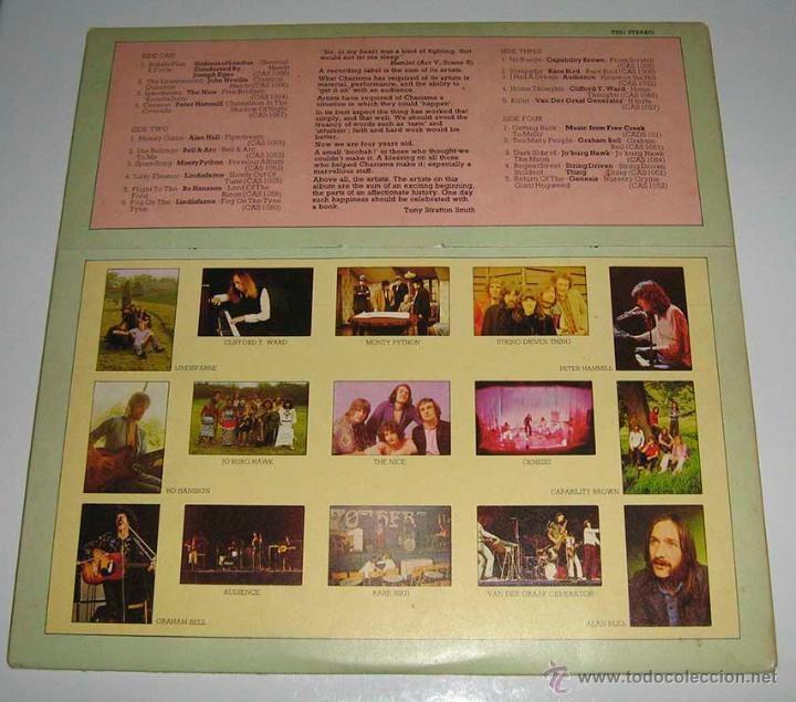 Discos de vinilo: VV.AA. - CHARISMA DISTURBANCE - (VAN DER GRAAF, BO HANSSON, GENESIS, MONTY PYTHON...) - DOBLE LP - Foto 2