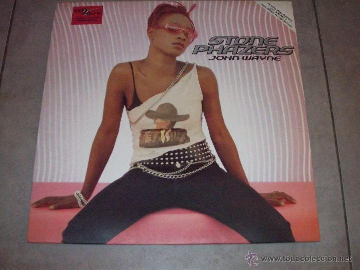 Discos de vinilo: STONE PHAZERS - JOHN WAYNE - MAXI - LV - - Foto 1