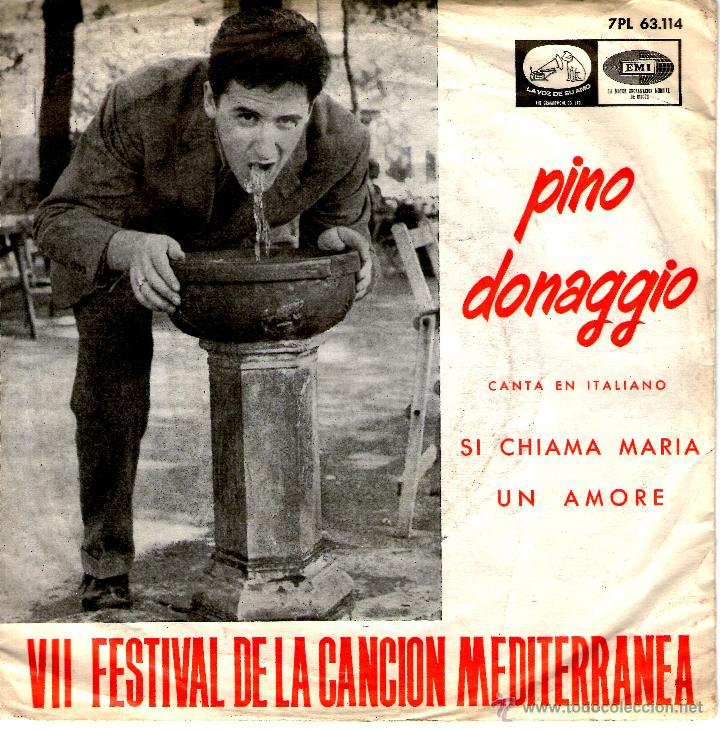 Discos de vinilo: PINO DONAGGIO - SI CHIAMA MARIA - Foto 1