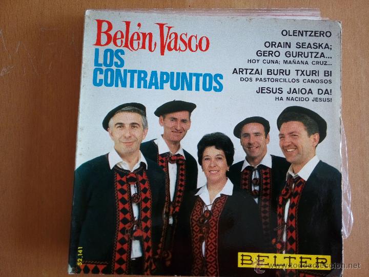 Discos de vinilo: LOS CONTRAPUNTOS BELEN VASCO EP - Foto 1
