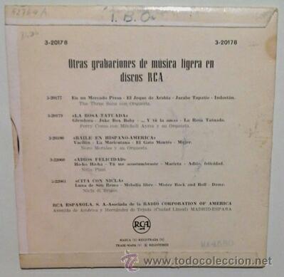 Discos de vinilo: HARRY BELAFONTE -EP- OR SPAIN 50 - Foto 2