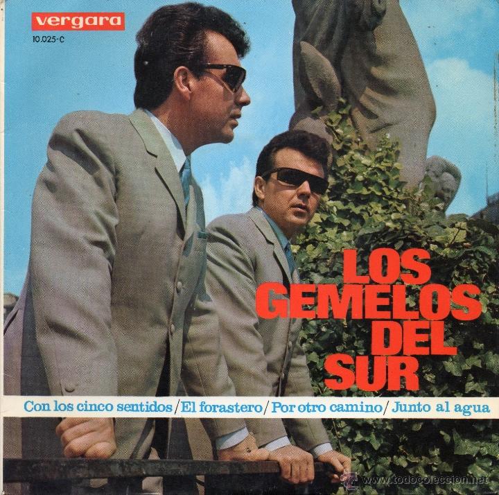 Discos de vinilo: LOS GEMELOS DEL SUR - CON LOS CINCO SENTIDOS - EP. - Foto 1