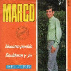Discos de vinilo: MARCO, SG, NUESTRO PUEBLO + 1, AÑO 1968. Lote 48845342