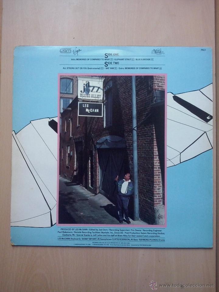 Discos de vinilo: les mccann - music box - lp virgin 1985 - Foto 2