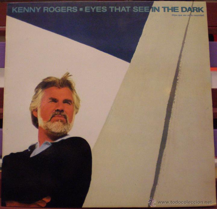 Discos de vinil: Kenny Rogers - Eyes that See in the Dark - Incluye dueto con Dolly Parton
