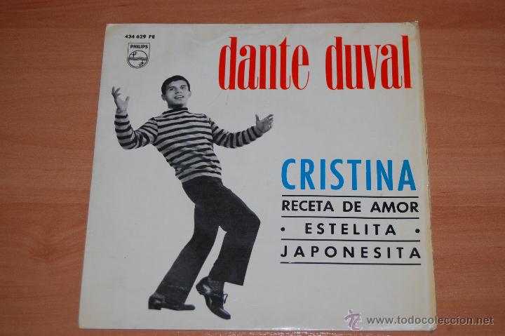 Discos de vinilo: EP DISCO VINILO DANTE DUVAL CRISTINA +3 - Foto 1