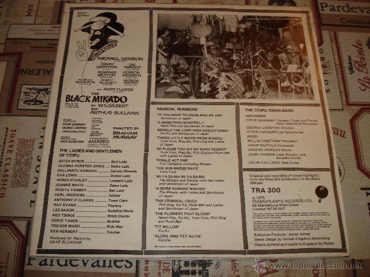 Discos de vinilo: BSO - THE BLACK MIKADO - Foto 2