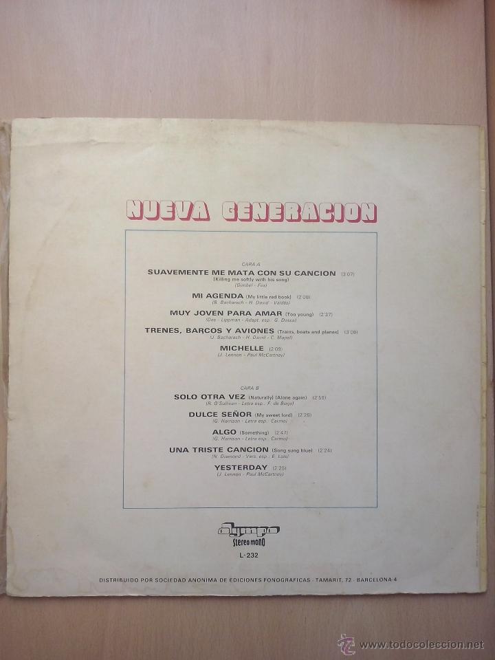 Discos de vinilo: nueva generacion - lp olympo 1974 - Foto 2