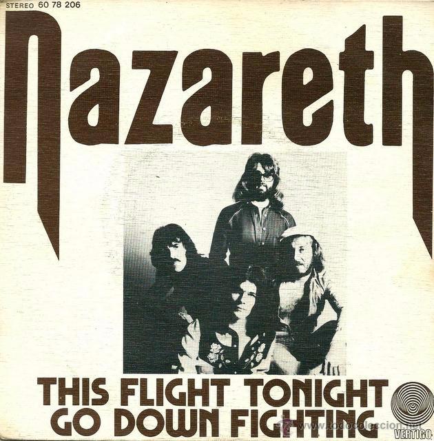 Discos de vinilo: NAZARETH - THIS FLIGHT TONIGHT VERTIGO - 1974 - Foto 1