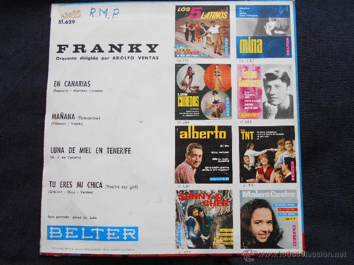 Discos de vinilo: FRANKY // EN CANARIAS + 3 - Foto 2