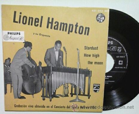 Discos de vinilo: LIONEL HAMPTON -EP- STARDUST + 3 OR SPAIN 50,S - Foto 1