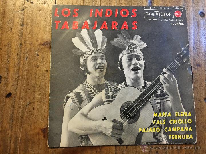 Discos de vinilo: Antiguo disco peque&ntilde;o. LOS INDIOS TABAJARAS, RCA Victor - Foto 1