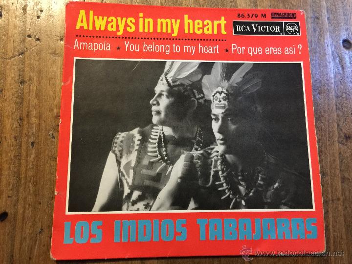Discos de vinilo: Antiguo disco peque&ntilde;o. LOS INDIOS TABAJARAS, RCA Victor - Foto 1