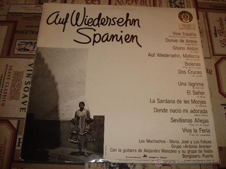 Discos de vinilo: AUF WIEDERSEHN SPANIEN - Foto 3