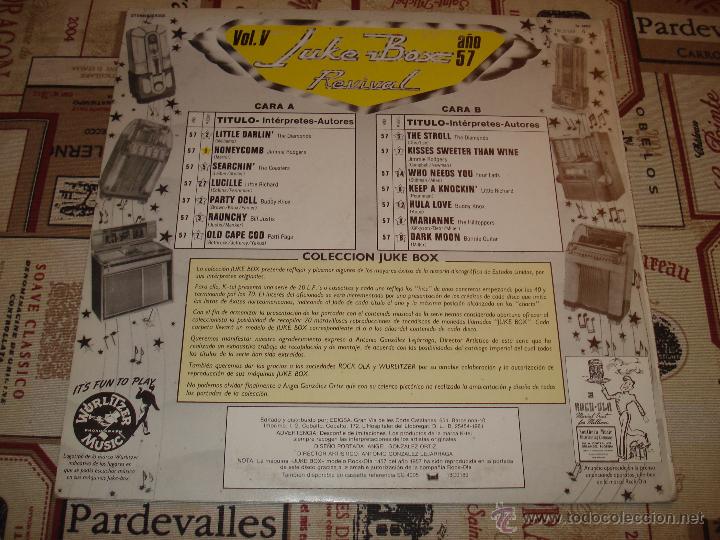 Discos de vinilo: JUKE-BOX REVIVAL - VOLUMEN 5 (1981) - Foto 2