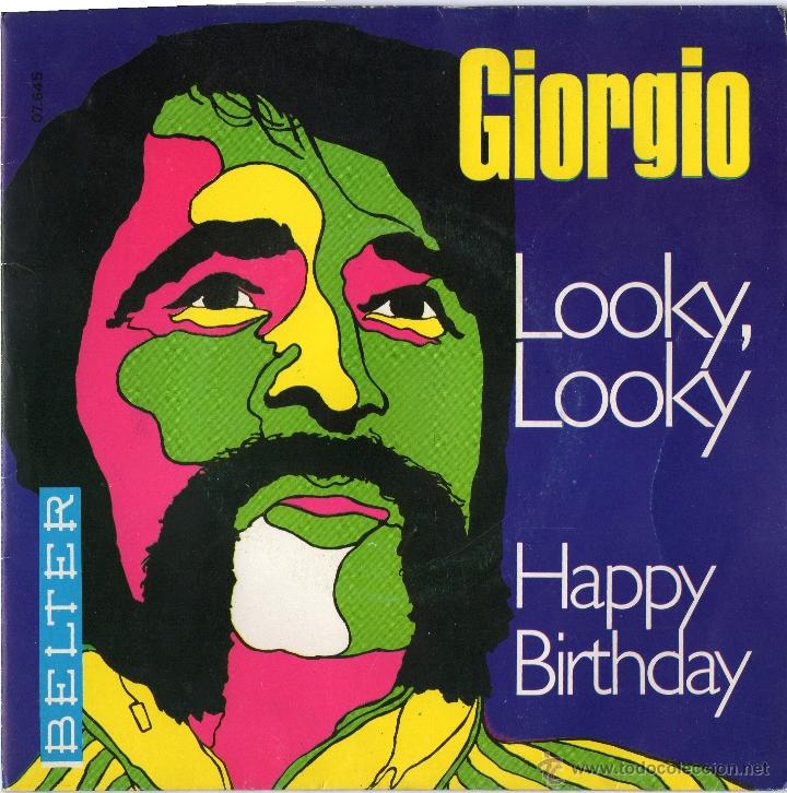 Discos de vinilo: GIORGIO - LOOKY LOOKY - SINGLE - Foto 1