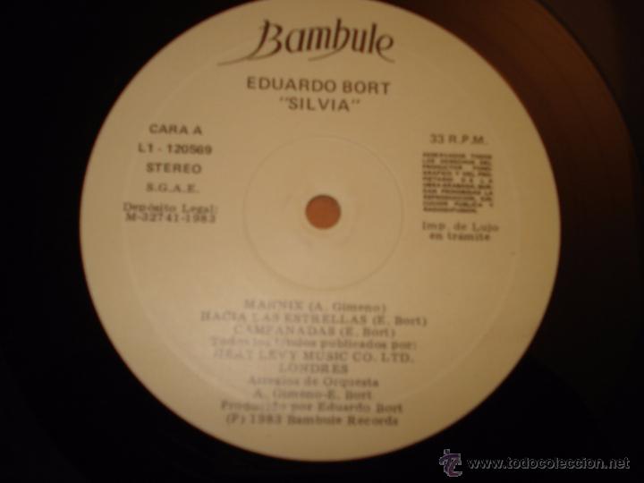 Discos de vinilo: EDUARDO BORT - SYLVIA - Foto 4