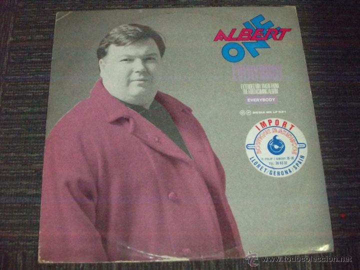 Discos de vinilo: ALBERT ONE - EVERYBODY - MAXI - Foto 1
