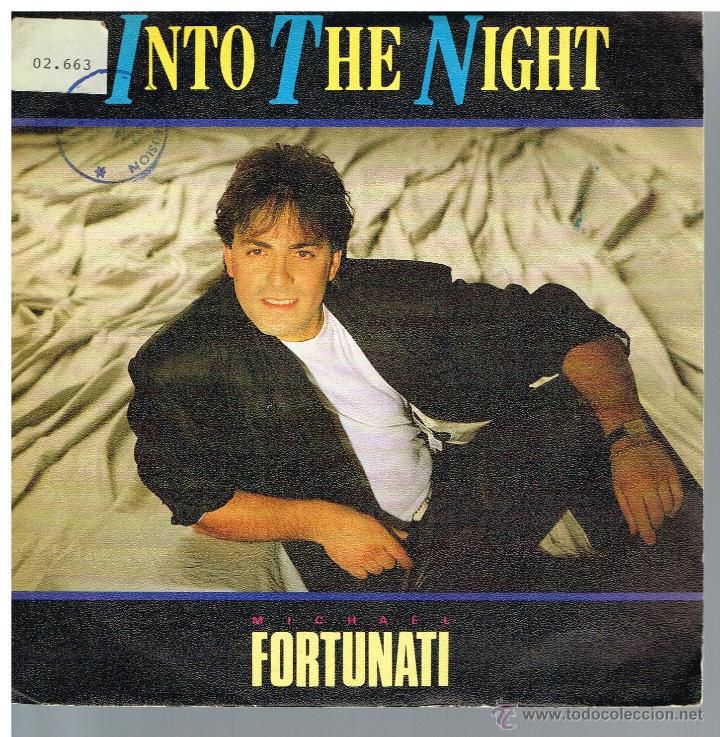 Discos de vinilo: Michael Fortunati - Into The Night (2 versiones) - Single 1987 - Foto 1