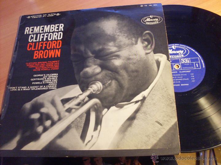 Discos de vinilo: CLIFFORD BROWN (REMEMBER CLIFFORD) LP FRANCIA (B-9) - Foto 1