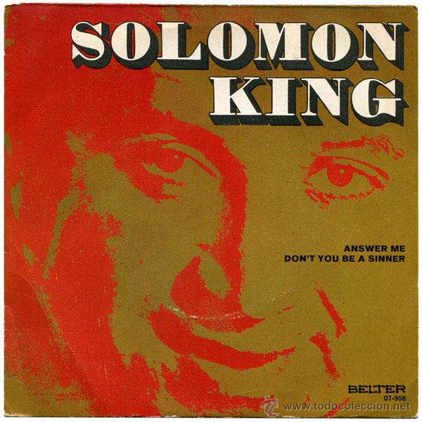 Vinyl-Schallplatten: SALOMON KING - ANSWER ME - SN PROMO SPAIN 1971 - BELTER 07-958