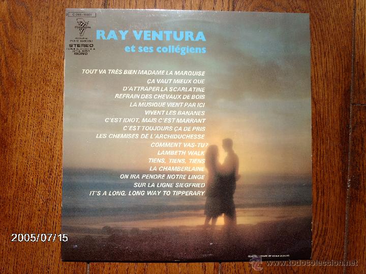 Disques de vinyle: ray ventura et ses collegiens