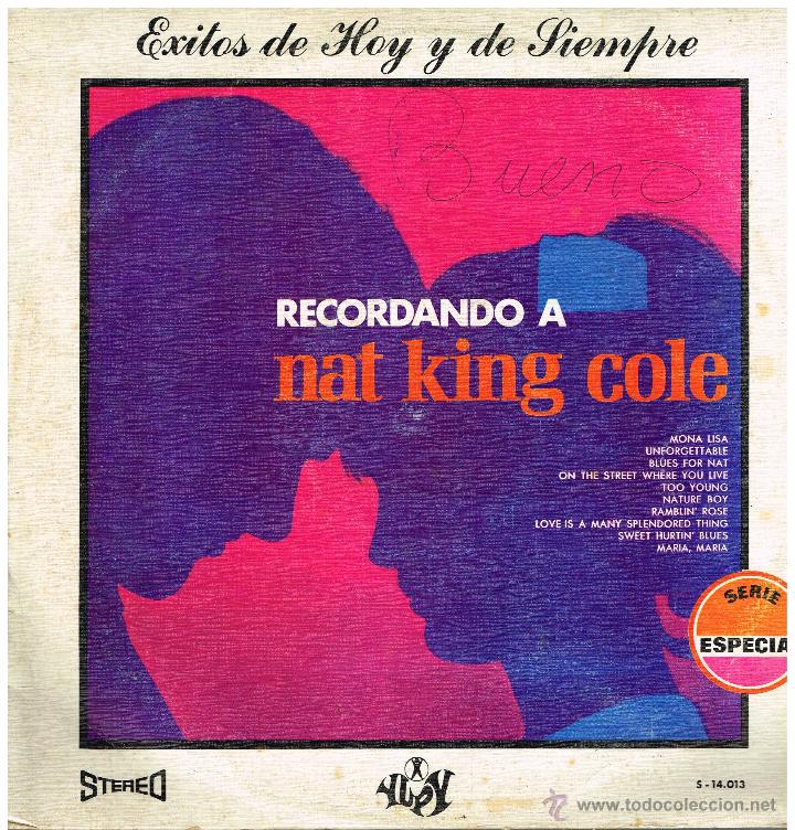 Discos de vinilo: Orquesta 101 strings - Recordando a Nat King Cole - Lp 1970 - Foto 1