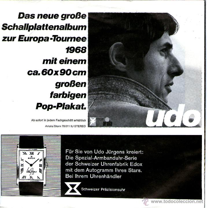 Discos de vinilo: UDO JURGENS - MATHILDA - Foto 2