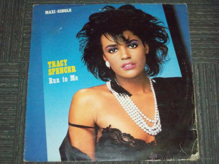 Discos de vinilo: TRACY SPENCER - RUN TO ME - MAXI - L - - Foto 1